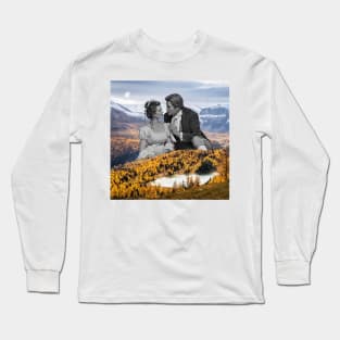 In The Moment - Surreal/Collage Art Long Sleeve T-Shirt